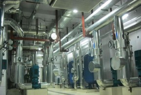 企业中央空调冰水系统安装